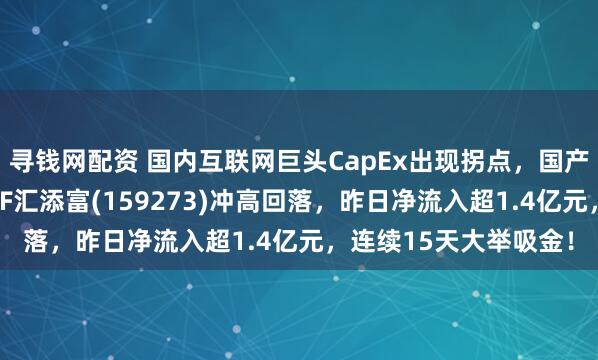 寻钱网配资 国内互联网巨头CapEx出现拐点，国产算力强势！云计算ETF汇添富(159273)冲高回落，昨日净流入超1.4亿元，连续15天大举吸金！
